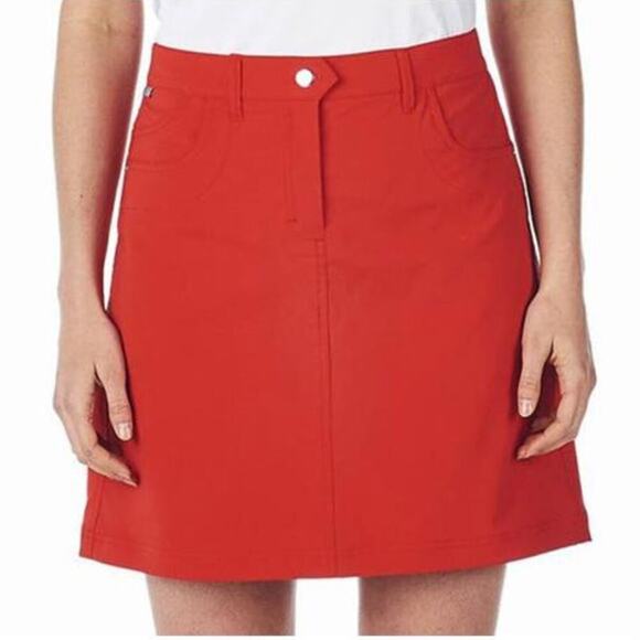 NWT Nivo Women's Marika Skort Tomato Red Size 6 - Picture 1 of 15